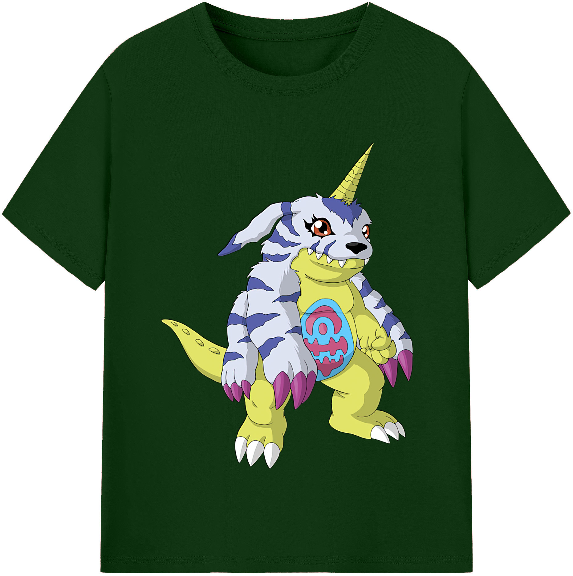 （画像用） Digimon デジタルモンスター/デジモン 綿100％半袖Tシャツ（フロントプリント）